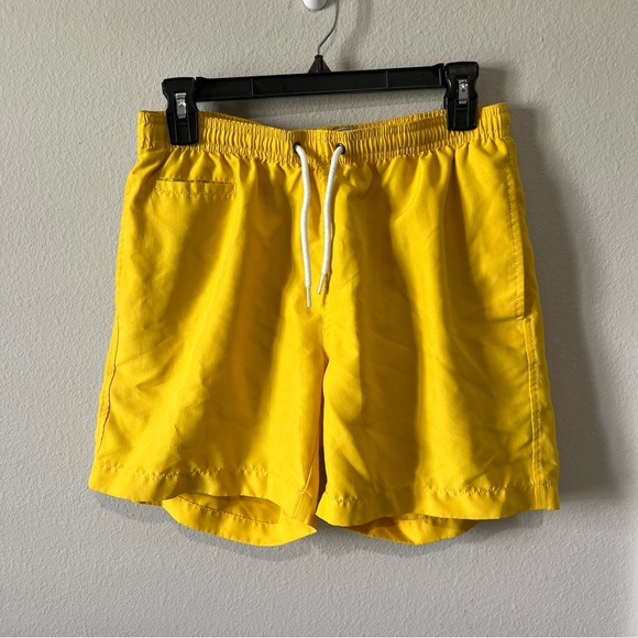 Trunks Men’s Yellow Swim Trunks Size Small - Picture 1 of 3
